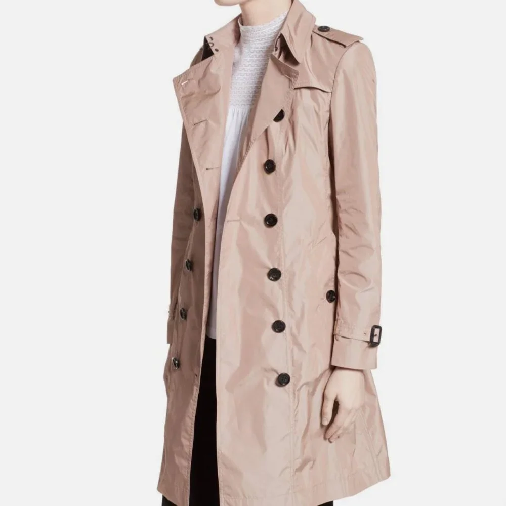 New Burberry Trench Coat Size 2 - Picture 7 of 16